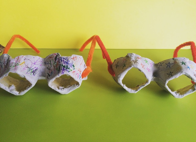 Fun egg carton craft ideas!