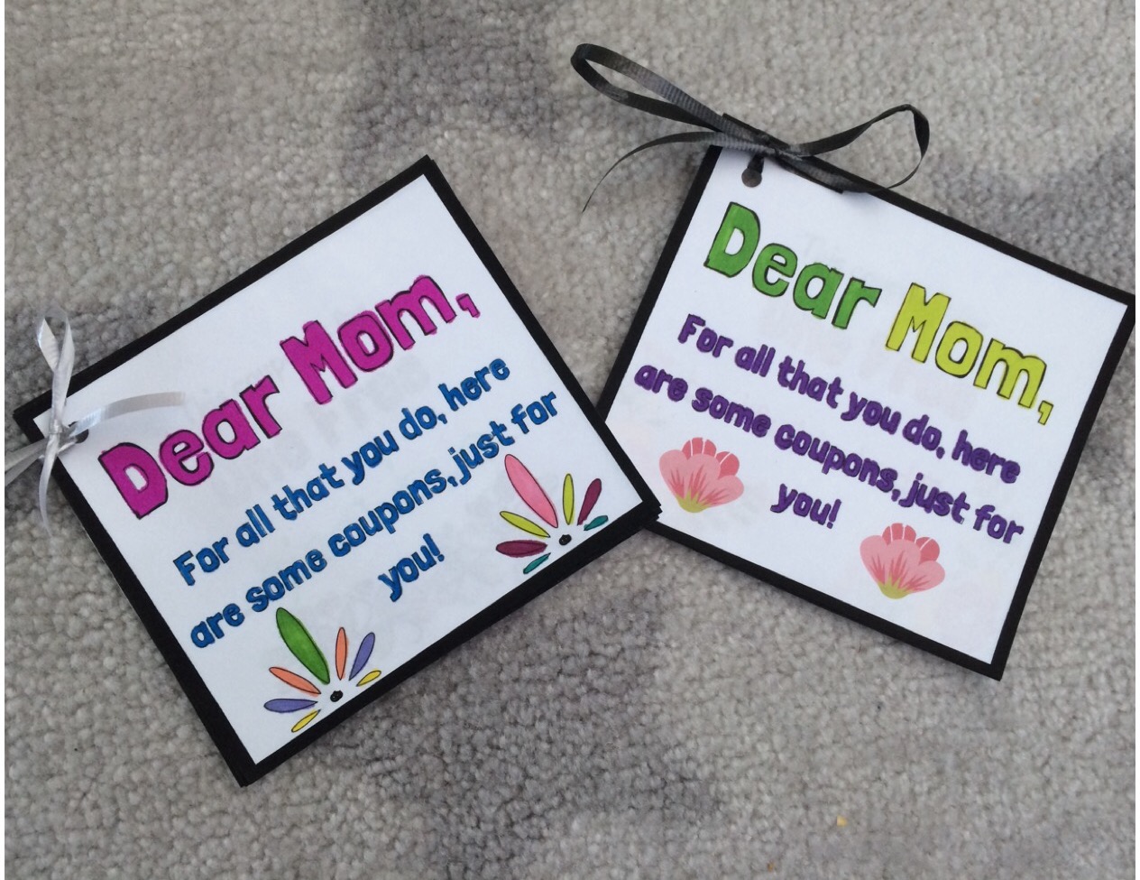 This is an adorable Mother's Day coupon booklet activity. Students will get to create and design coupon's to give to their moms. 